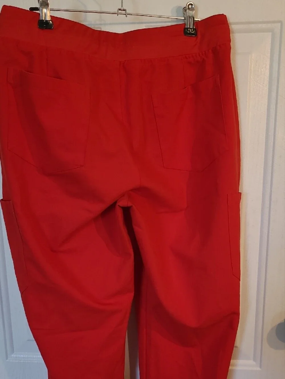 Women’s V-Neck Pajama Set in Deep Red